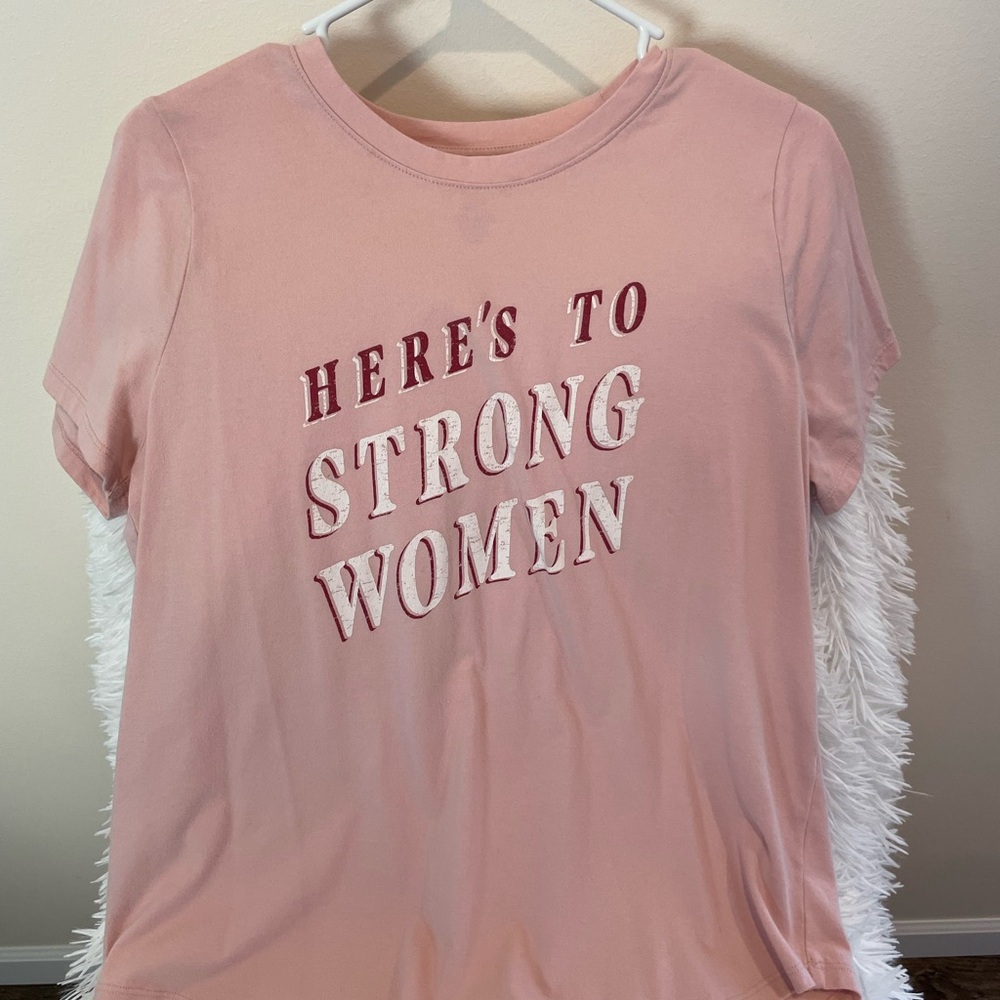 Sonoma Pink Graphic Tee - Strong Women Message